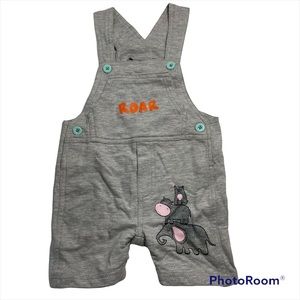 NWOT Little Rebels heather gray knit shortall
